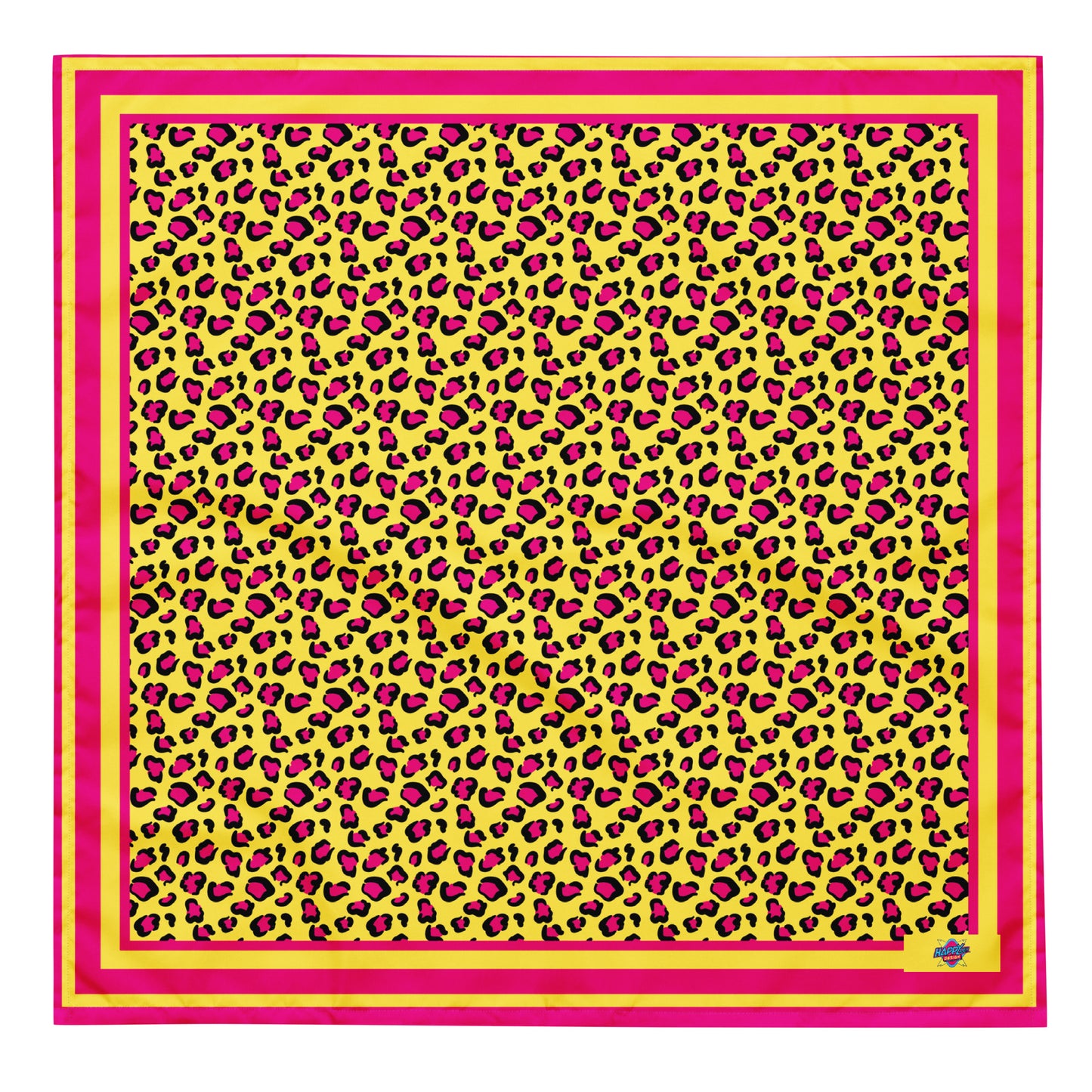 Leopard Bandana (Paris Daisy Yellow)