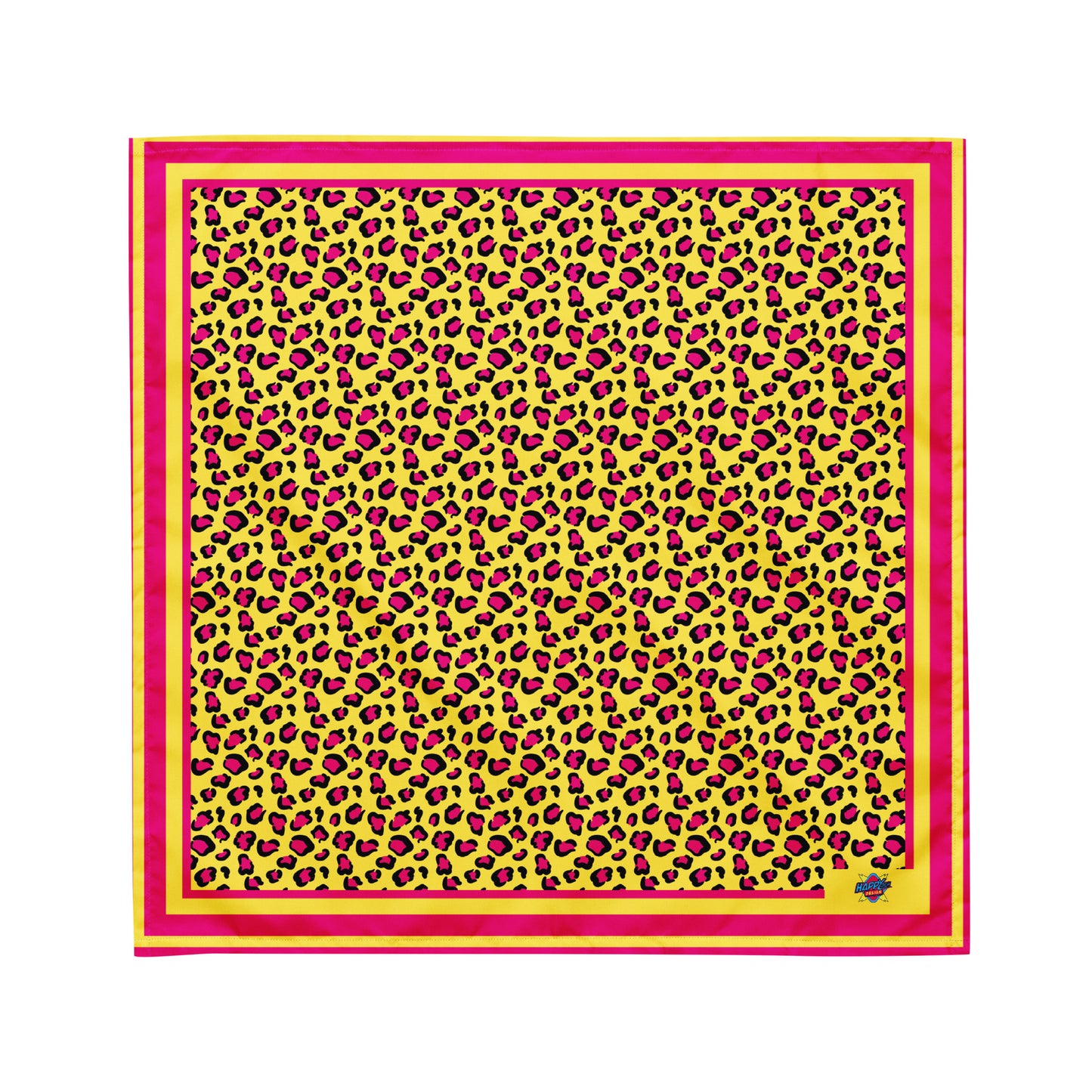 Leopard Bandana (Paris Daisy Yellow)