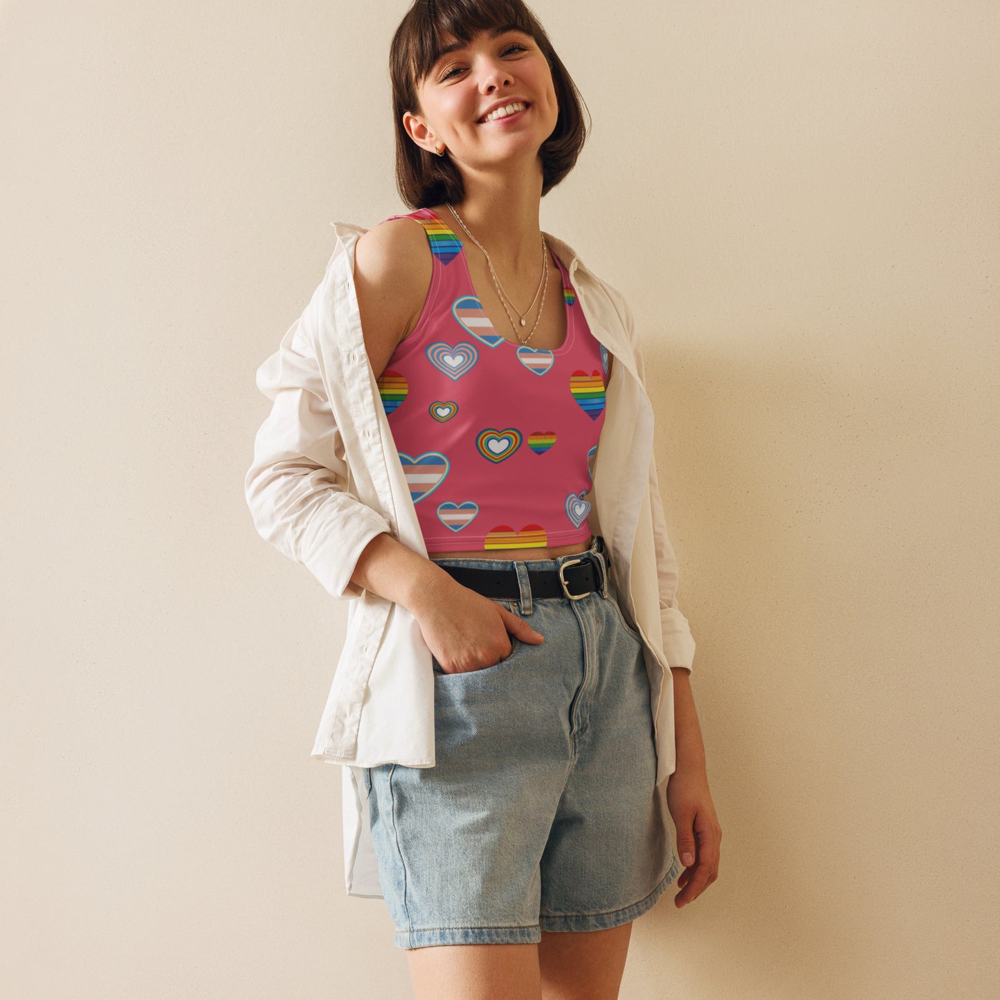 Hearts of Pride Crop Top