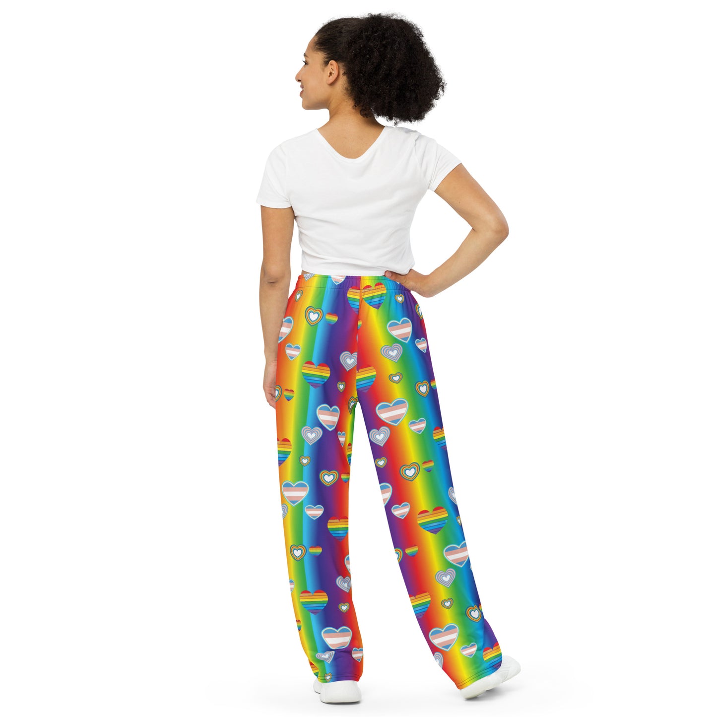 Hearts of Pride Wide-leg pants