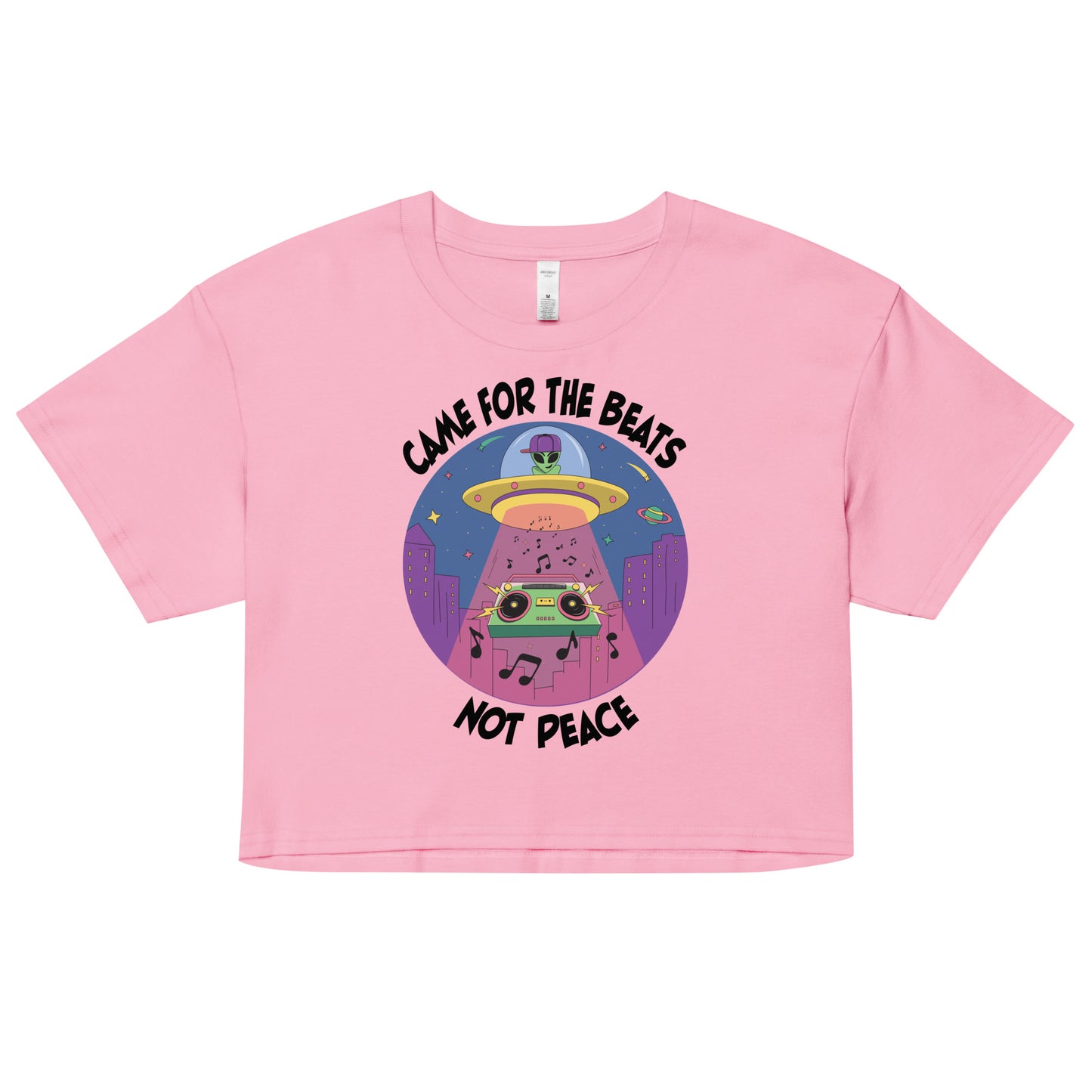 Alien Abduction Crop T-shirt