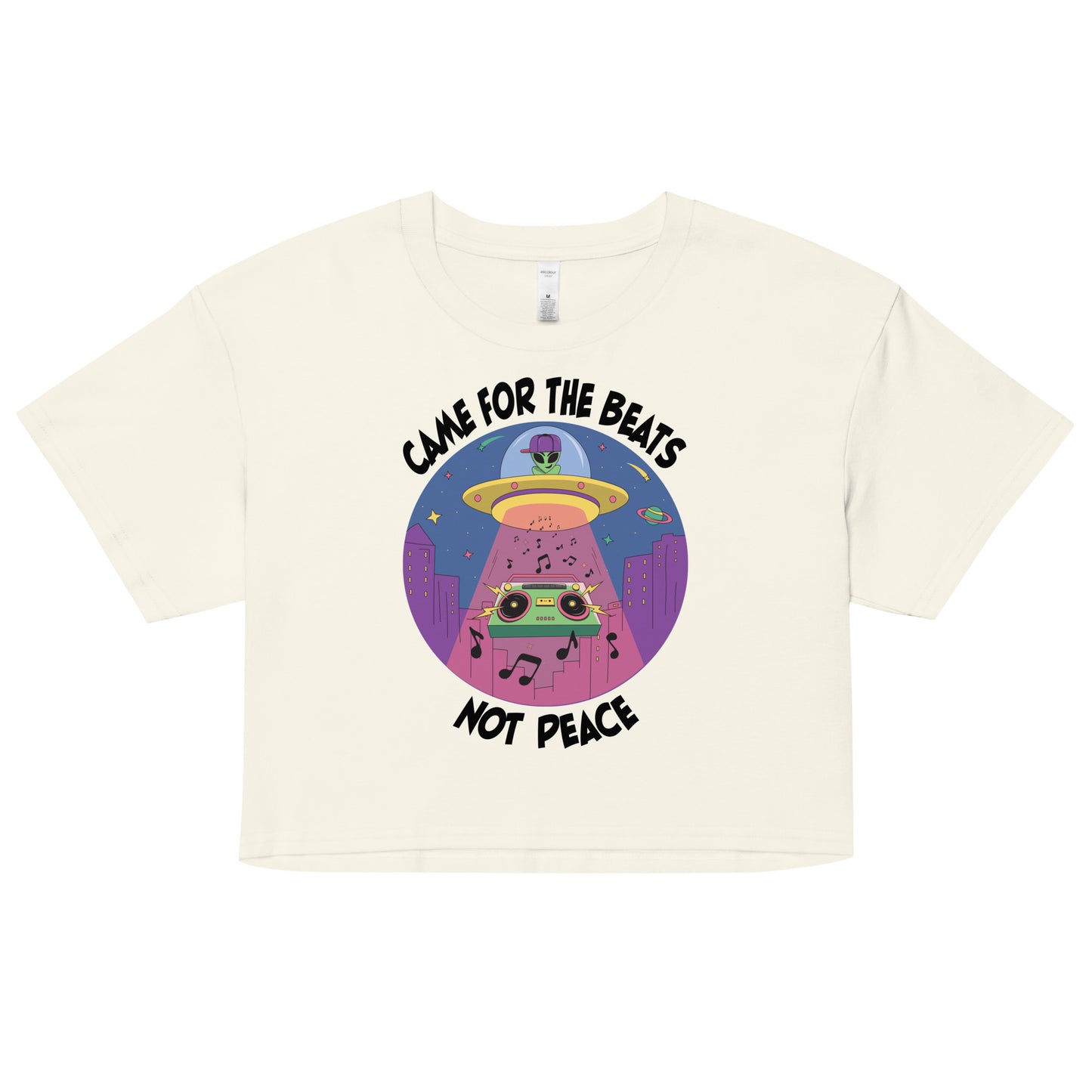 Alien Abduction Crop T-shirt