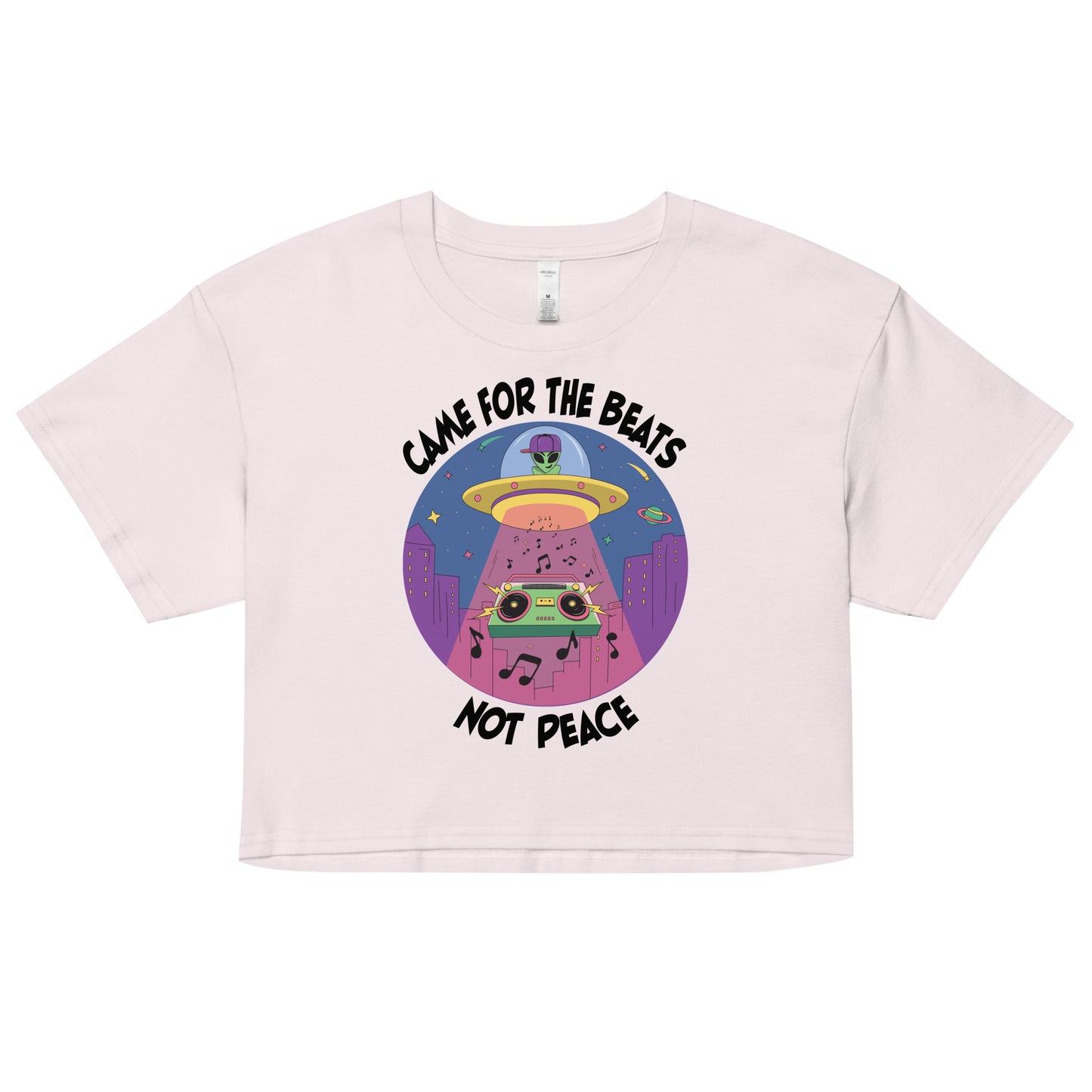 Alien Abduction Crop T-shirt